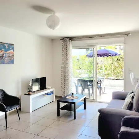 Canet-en-roussillon: T3 Moderne, Rdc, 4 Pers, Piscine, Garage, Proche - Fr-1-794-156